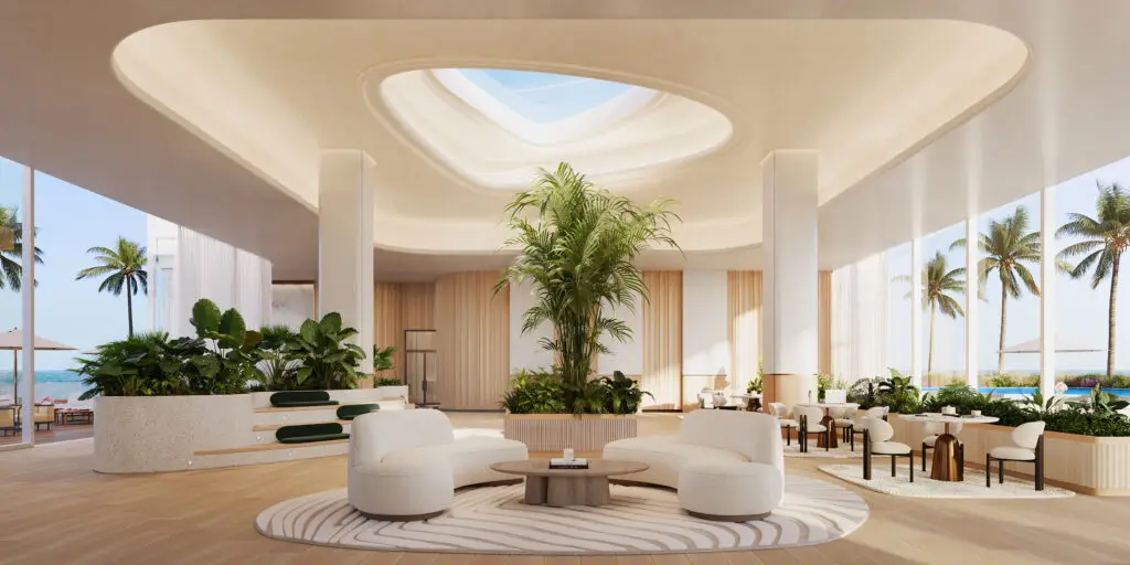 Residents co-working lounge at Viceroy Residences Fort Lauderdale